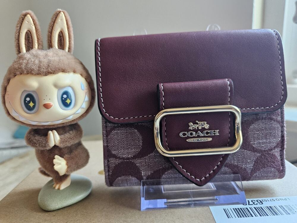 COACH Tri-fold wallet / Small Morgan Bordeaux CH151